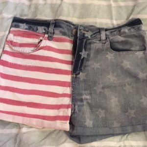American flag shorts